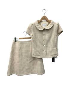 FOXEY フォクシー スカートスーツ 40 アイボリー Jacket & Skirt French Chic Tweed ITNQ1XRVNXEO