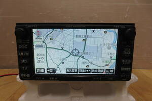 動作保証付★V8686/トヨタ純正　86100-52101/56081　ポルテ NNP10/NNP11　HDDナビ　地図2010年　TVワンセグ内蔵　CD MD再生OK　本体のみ