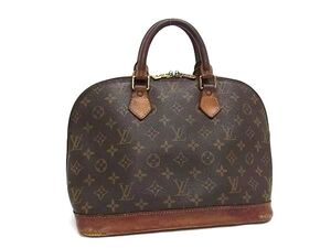 1円 LOUIS VUITTON ルイヴィトン M51130 モノグラム アルマ ハンドバッグ トートバッグ レディース ブラウン系 BI9430