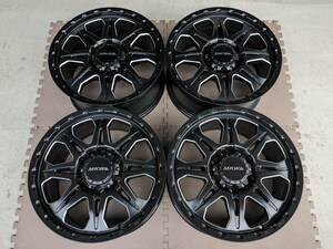 美品 MKW MK-66 17X8J (+20) PCD139.7 6穴 17インチ アルミホイール ランクル プラド ハイラックス サーフ