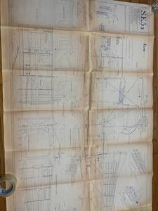 原寸設計図SE5A複葉機