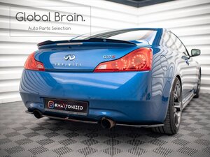 日産 スカイライン クーペ CKV36 インフィニティ G37 リア トランク スポイラー / エアロ リップ ウイング カバー トリム エクステンション