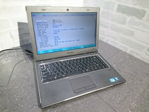 【現状品】管P27 DELL Vostro 3460 CPU core i3-2370M Bios起動OK HDD無し、HDDマウント有り、メモリー4GB、バッテリー無し