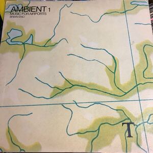 名盤 Brian Eno - AMBIENT 1 ブライアン イーノ LPレコード　アンビエント エレクトロニカ Music For Airports 日本語ライナー付き