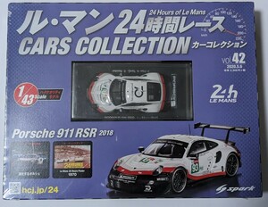 1/43 spark hachette PORSCHE 911 RSR 2018 Le mans ポルシェ ル・マン24時間レース cars collection スパーク アシェット