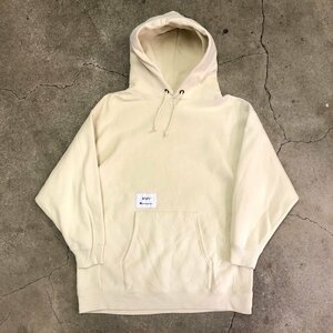 Wtaps Champion BLANK HOODED REVERSE WEAVE BEIGE S ダブルタップス × チャンピオン リバースウィーブ スウェット プルオーバー