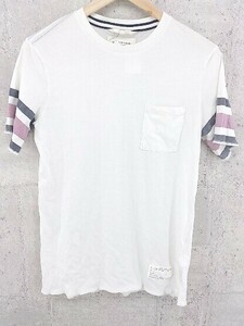 ◇ allsaints spitalfields ダメージ加工 半袖 Tシャツ カットソー XS ホワイト系 *