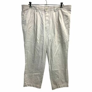 DOCKERS チノパン W44 ドッカーズ タックパンツ クラシックフィット ビッグサイズ ライトベージュ コットン 古着卸 アメリカ仕入 2408-315