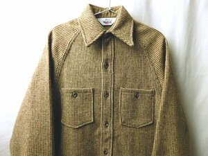 70s80s ビンテージ WOOLRICH ウールリッチ ツイード ウール シャツジャケット