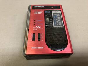 National RX-SR24 jump ステレオラジオ　カセットレコーダー　ジャンク