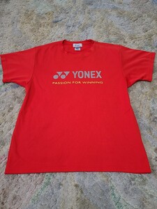 ★美品 YONEX ヨネックス Tシャツ 赤 Mサイズ★卓球 テニス バドミントン