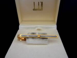 ■美品■№0779 【ｄunhill】ダンヒル【シルバー・ゴールド】■タイピン・ネクタイ ピン♪