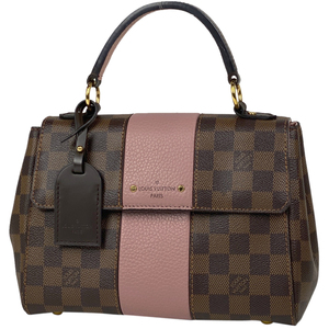 ルイ・ヴィトン Louis Vuitton ボンド ストリート BB 2WAY ショルダーバッグ ハンドバッグ ダミエ ブラウン ピンク N41071 レディース 中古