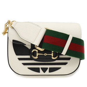 GUCCI グッチ ADIDAS アディダス コラボ ホースビット1955 ミニバッグ ショルダーバッグ 2WAY クラッチ