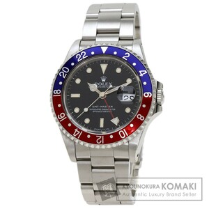 ROLEX ロレックス 16700 GMTマスター 青赤ベゼル オールトリチウム 腕時計 ステンレススチール SS メンズ 中古