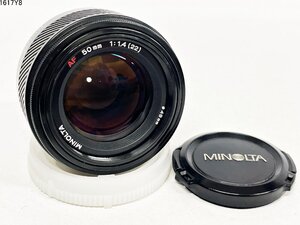 MINOLTA ミノルタ AF 50mm 1:1.4(22) 一眼レフ カメラ レンズ 1617Y8-12