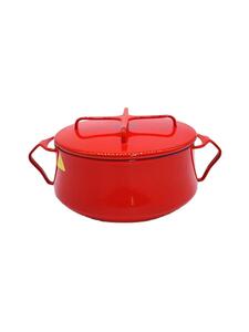 DANSK◆DANSK/ダンスク/コベンスタイル/両手鍋 18cm ガス火/IH対応/RED