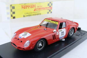 限定BOX la mini miniera Targa Floria FERRARI 250 GTO #22 フェラーリ タルガフローリオ 1/43 イタリア製 イイレ