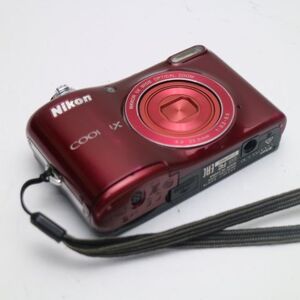 良品中古 COOLPIX L30 レッド 即日発送 デジカメ ニコン 本体 あすつく 土日祝発送OK