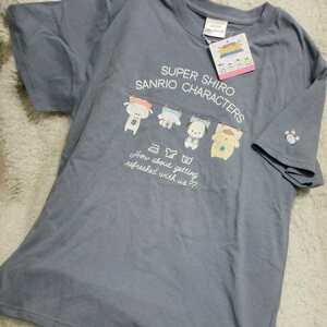 クレヨンしんちゃん　スーパーシロ　サンリオキャラクターズ　Tシャツ　袖ししゅう　シナモロール　プリン　ポチャッコ