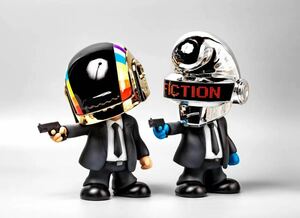 激レア 世界498体限定 美品 Fools Paradise SUPER FICTION 2 DAFT PUNK ダフトパンク Pulp Fiction ベアブリック