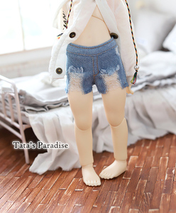 幼SD 1/6 幼天使YOSD デニムショート パンツ デニムパンツお洋服ドール服 ドルフィードリーム服 おもちゃ ゲーム ドール衣装