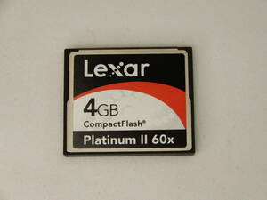 レクサー Lexer コンパクトフラッシュカード 4GB 60x　CFカード