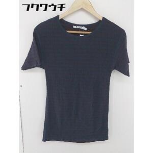 ◇ T BY ALEXANDER WANG アレキサンダーワン ボーダー 半袖 Tシャツ カットソー サイズXS ネイビー系 ボルドー系 レディース