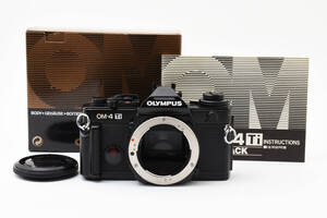  【美品】Olympus オリンパス OM-4 Ti チタン 35mm SLR フィルムカメラ Black #115