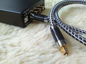 PCM24-192対応☆24K TOSLINK PMMAコア　光デジタルケーブル 1.0m 　新品１本　