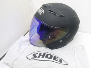 ＃66465 【中古品】 SHOEI ショウエイ ジェットヘルメット J-Cruise II マットブラック？ ジェイクルーズ2 サイズ：XXL （63cm） 2022年製