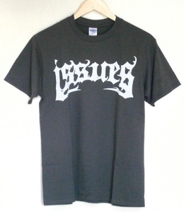 即決◆ISSUES◆公式 Ｔシャツ ◆Death Metal Logo Japan Tour viesion (charcoal gray) Ｌサイズ