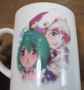 ランカ・リー＆シェリル・ノーム マグカップ 陶器 2010,12,22 24 クリスマス マクロスF 