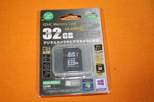 新品未開封品　SDHC memorycard　32GB　class10　 高速タイプ 