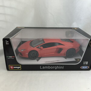 ブラーゴ ランボルギーニ アヴェンタドール LP700-4 ミニカー ダイキャスト フィギュア 1/18スケール レッド [jgg]