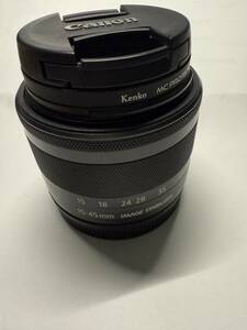 【使用時間ごく短い収蔵品　Ｃａｎｏｎ　ズームレンズ　ＥＦ―Ｍ　１５－４５ミリ　Ｆ３．５―６．３　ＩＳ　ＳＴＭ　実質３千円スタート】