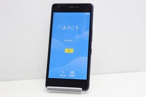 1円スタート au 京セラ Qua phone QZ KYV44 Android スマートフォン 残債なし 32GB ブルー