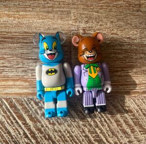 ベアブリック /BE@RBRICK TOM as BATMAN &JERRY as THE JOKER 100%(メディコムトイ・フィギュア・トム&ジェリー・バットマン)