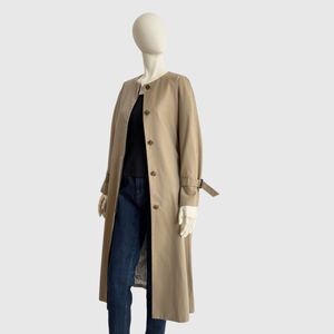 ANAYI アナイ コート ベージュ レディース オフィスカジュアル ノーカラーコート coat ladies beige collarless coat