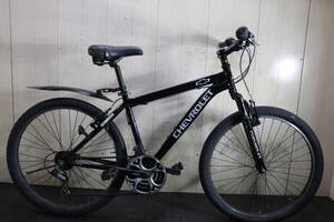 人気良品！Chevrolet CHEVYシボレー 26型 シマノ18速 440mm MTB BLACK