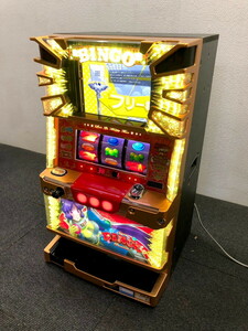 《231720-001》super BINGO スーパービンゴネオ スロット台 パチスロ実機 コイン不要機【直接引き取り(東京都大田区)or一都三県自社配達】