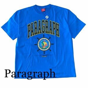 新品未使用 Paragraph パラグラフTシャツ 半袖 水色 ライトブルー Fサイズ フリーサイズ