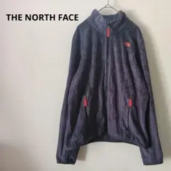 THENORTHFACE古着フリースジャケットフルジップくすみ紫