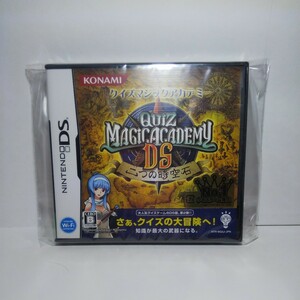 ☆新品未使用品未開封品☆美品☆NINTENDO DS☆クイズマジックアカデミーDS 二つの時空石☆KONAMI☆2010年☆商品、受取評価連絡出来る方☆