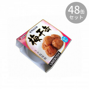 紀州南高梅 梅干缶 うす塩味梅 塩分6％ ×48缶セット /a