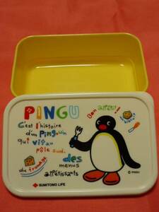 激レア！カワイイ♪住友生命ＰＩＮＧＵ ピングー お弁当箱 (非売品)