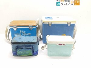 【神奈川県横浜市 店舗渡し限定 Undeliverable】 シマノ クールエース6、上州屋 エクセルクーラー 12 等 計4点セット