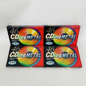 4本セット CDM-46G TDK カセットテープ メタル CDing ※ 2400010383496