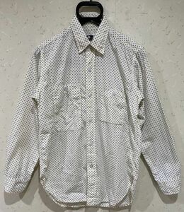 ＊Engineered Garments エンジニアドガーメンツ ドット柄 ガチャポケ 長袖シャツ トップス 米国製 XS 　　　　BJBA.C