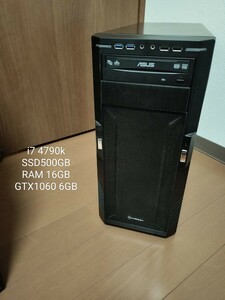 ゲーミングPC　i7/SSD/GTX1060 6GB